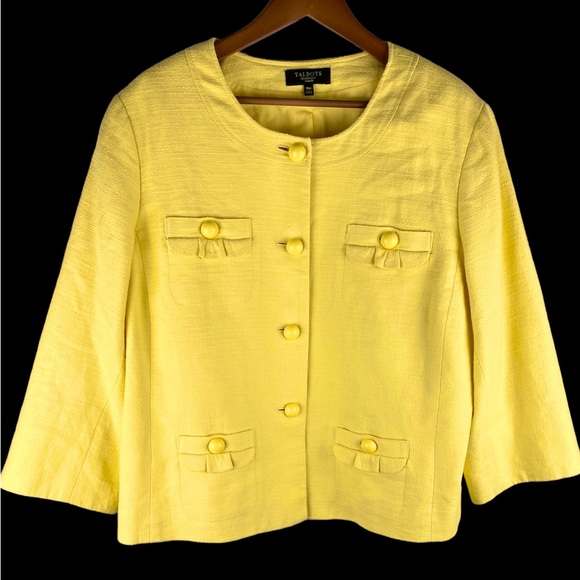 Talbots Jackets & Blazers - Vintage Blazer, jacket. Linen blend. Modest, career. Fully lined